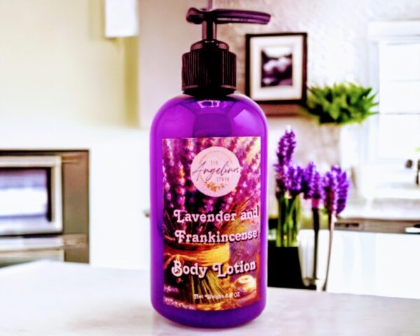 lavender & frankincense organic body lotion