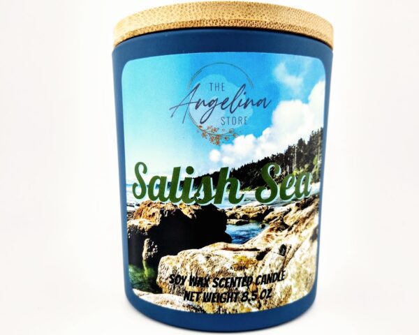 Salish Sea ocean scented organic luxury candle