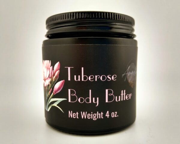 Natural, organic, body butter, 100% pure tuberose essential oil